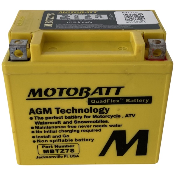 Baterie Moto Motobatt 6.5Ah 100A 12V MBTZ7S